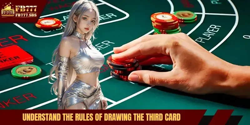 Understand the rules of drawing the third card