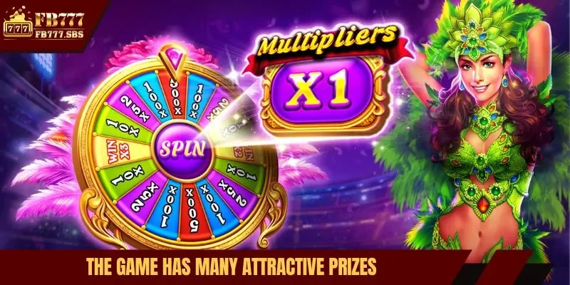 The game has many attractive prizes