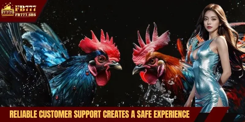 Reliable customer support creates a safe experience