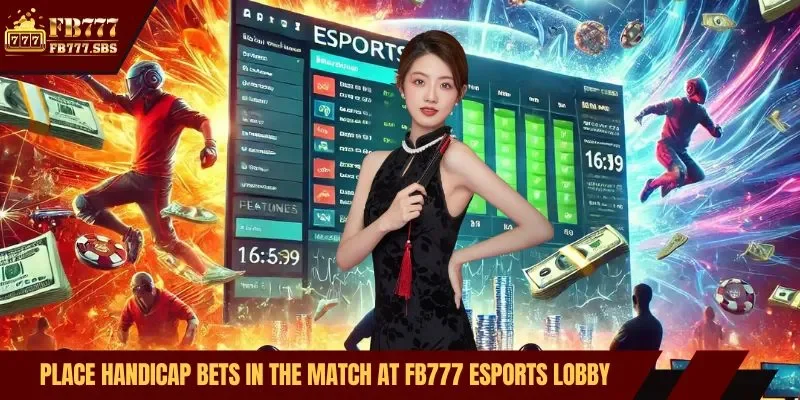 Place handicap bets in the match at FB777 esport lobby