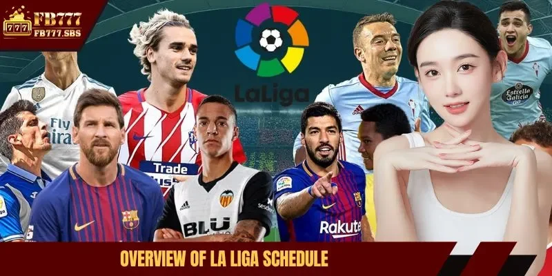 Overview of La Liga schedule
