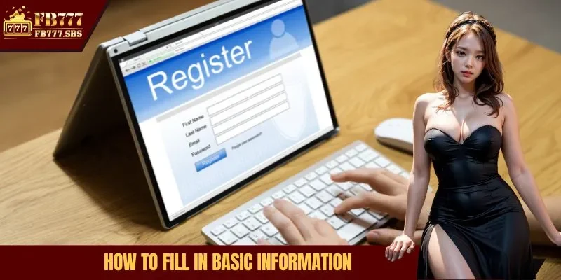 How to fill in basic information