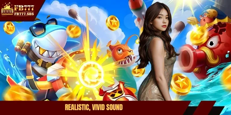 Realistic, vivid sound