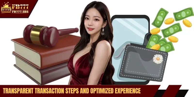 Transparent transaction steps and optimized experience